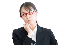 悩む人