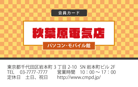 ポイントカードサンプル画像 P-03