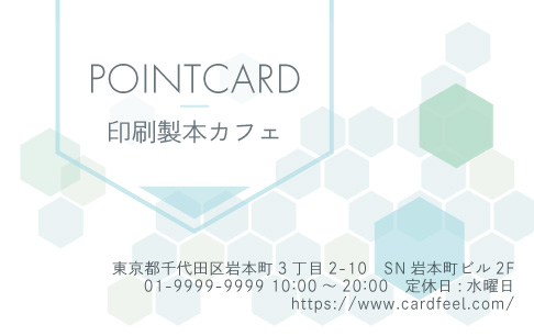 ポイントカードサンプル画像 T-04